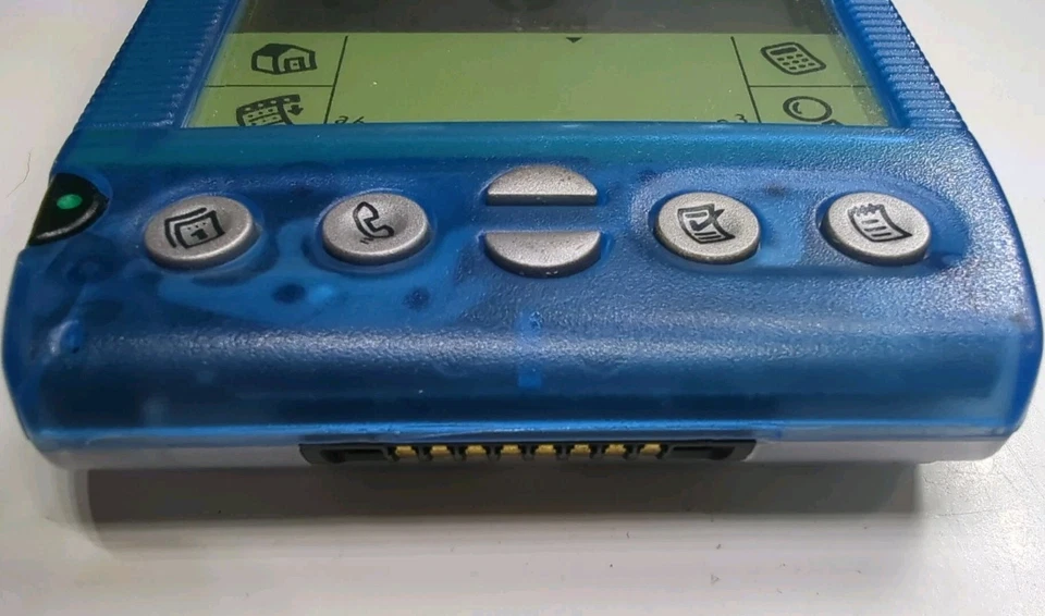 Handspring Visor Deluxe - Translucent Blue - Portable PDA Organizer Palm Pilot - Image 4 of 4