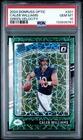 2024 Donruss Optic Caleb Williams Green Velocity RC #201 PSA 10 GEM MT Bears