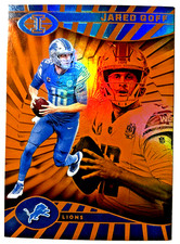 JARED GOFF 2024 Panini Illusions Football Orange Parallel #25 Detroit Lions