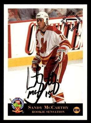 1994 Classic Pro Prospects Hockey #22 Sandy McCarthy Signed Auto (no COA) *d2