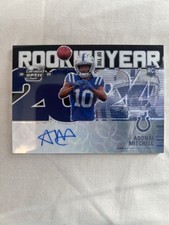 2024 Optic Contenders Adonai Mitchell Rookie of the Year Auto /25 #ROY-AML