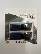 64GB Kingston Technology DataTraveler Exodia M USB Type-A 3.2 Gen 1 Flash Drive