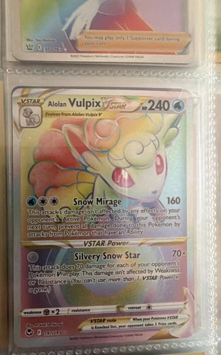 Alolan Vulpix VSTAR (Secret) 197/195 Swsh12: Sword & Shield - Silver Tempest...
