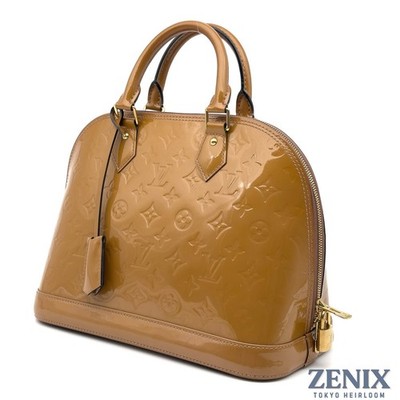 LV Alma PM Vernis Rose Velours 2013 Limited Handbag Cafe au Lait Marc Jacobs Era