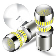 6000k White 1157 Bay15d 54-smd Led Tail Light Stop Brake Bulbs 7528 12v 210x