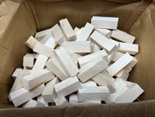  20 1 1/4" x 1 1/4" x 4  Solid Basswood Carving Turning Wood Blocks Blanks