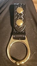 New Basketweave Leather Baton Holder Made In TX by Dutyman