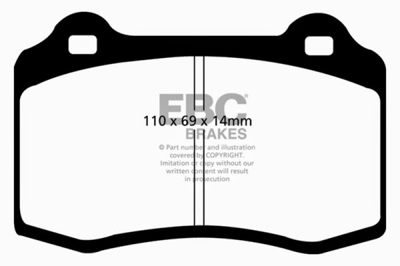 Lotus Esprit 1996-2000 REAR Brake pad