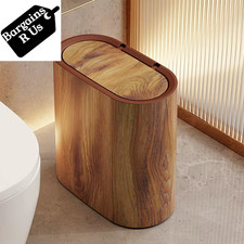 3.7 Gallon Dual Compartment Trash Can Odor Resistant Kitchen Bathroom