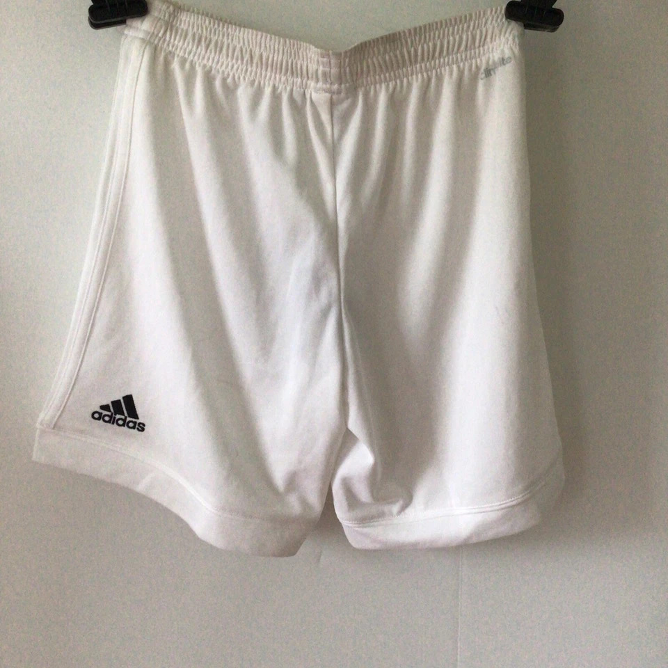 ADIDAS Youth Squadra 17 Training Soccer Climalite White Short (Size M) - Image 4 of 4