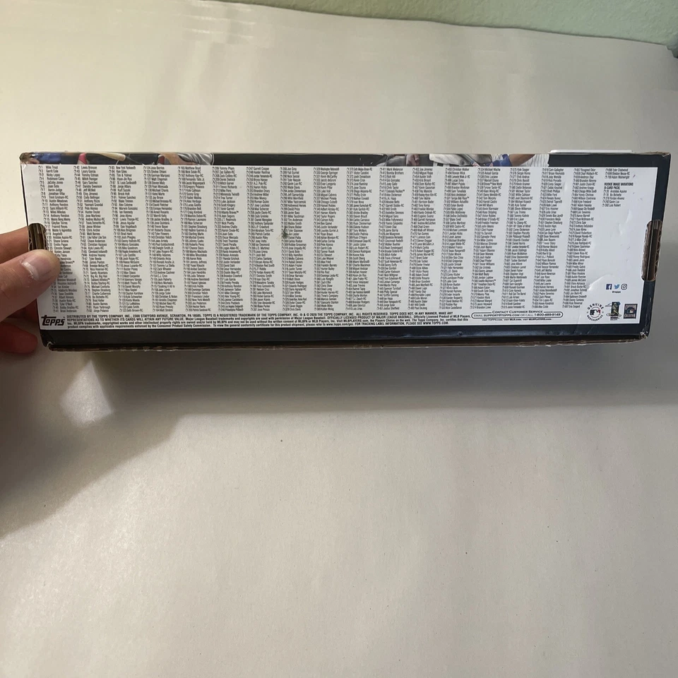 TOPPS 2020 MLB Baseball Complete Set Walmart Exclusive - New But Opened - Green - Image 2 of 4