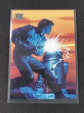 2024 Topps Chrome Star Wars Galaxy 50 Luke Skywalker and R2-D2