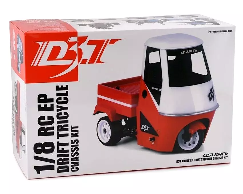 ラジコンパーツ USUKAN D3T 1/8 シャーシ Usukani 1/8 D3T RC EP Drift Tricycle Chassis KIT TUKCICA #US