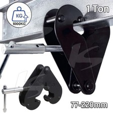 Beam Clamp 1Ton I Beam Lifting Clamp Heavy Duty Beam Hangers 77-220mm Adjustable