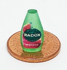 Casa de Muñecas Radox Gel de Ducha Botella Baño Escala 1:12 Miniatura Verde Tumdee