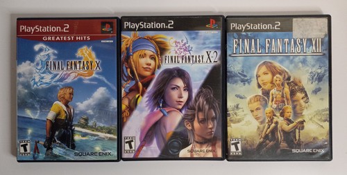 Final Fantasy Games (3): X, X-2, & XII (Sony Playstation 2 - PS2)