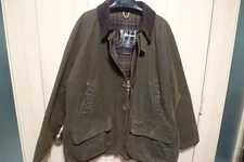 BARBOUR - A185  BEAUCHAMP WAX COTTON JACKET - OLIVE - MADE IN ENGLAND - 50