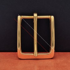 CLASSIC SOLID BRASS WESTERN PRONG PIN LEATHERCRAFT BELT BUCKLE REPLACEMENT 38MM