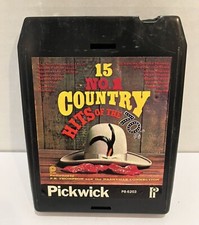 Country Hits Of The 70's 8 Track Tape 15 Songs PK Thompson Nashville Connection