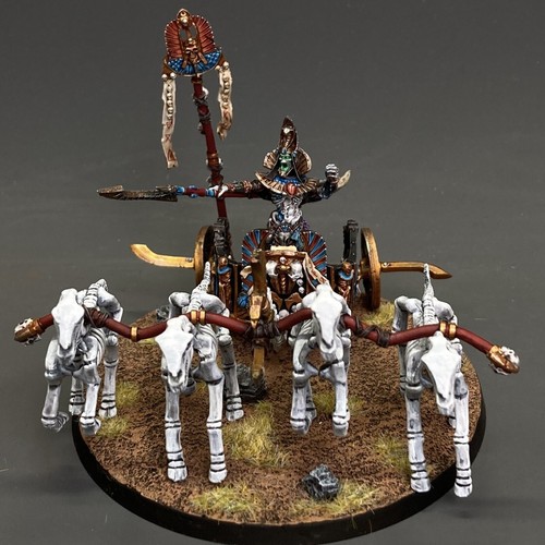 Medieval Warhammer Settra The Imperishable Presale Painted Gallery Army Games GW - Picture 6 of 6