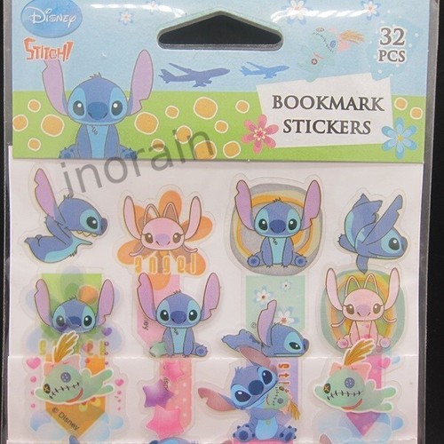 32pcs Disney Stitch Reusable Bookmark Sticker Tag Index - Picture 2 of 5