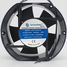 1 PCS  SNSHENG Fan SA17251B2H AC 220-240V 48W 17251 17CM 2 Wire Aluminum frame