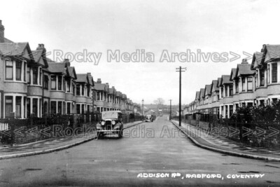 Fhj-39 Addison Road, Radford, Coventry, Warwickshire. Photo