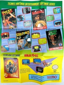 Nintendo NES TECMO SUPER BOWL Complete w/ Poster - NEW OLD STOCK - NEAR MINT!!!