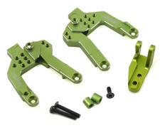 Samix SCX10 II V2 Aluminum Front Shock Plate Set (2) (Green) [SAMSCX2-6023V2-GN]