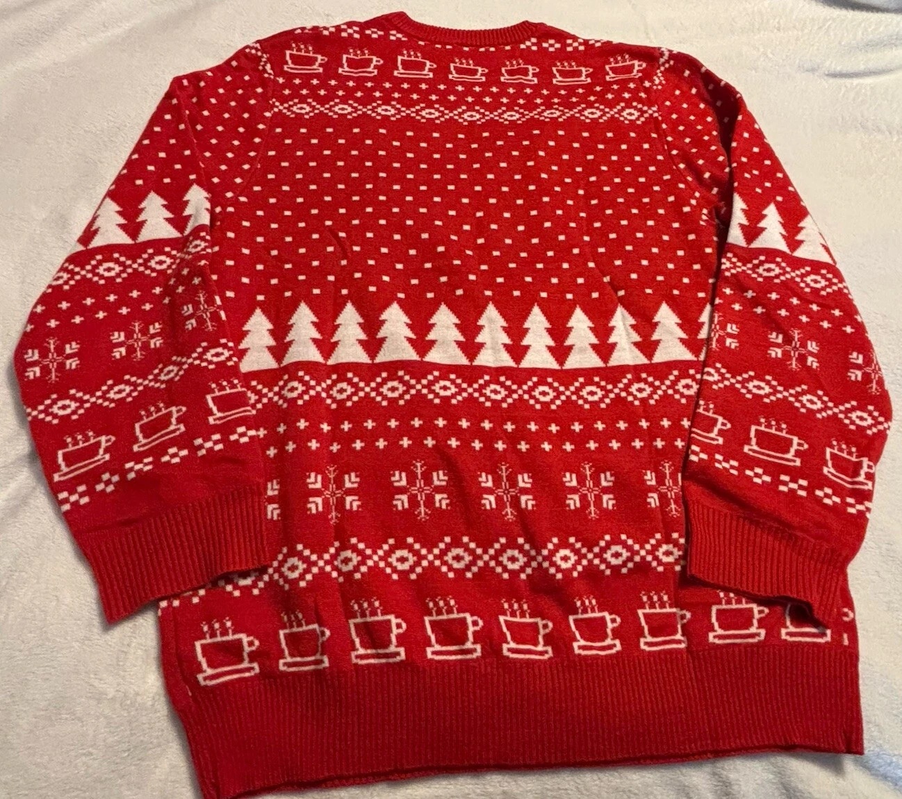 Friends Tv Show Red Ugly Christmas Sweater Size Large