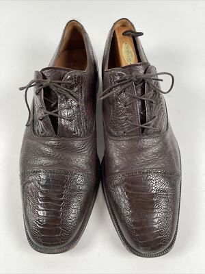 Magnanni Peter Huber Mens Shoes 8761 Genuine Ostrich Peccary  display picture 1