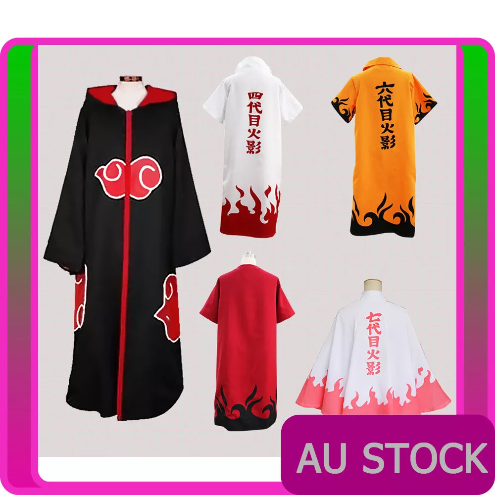 Unisex Anime Japonês Cosplay Fantasia, Uzumaki, Hokage, Todas as