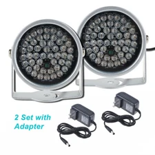 2pcs 48LED & 12V Power IR Infrared Night Vision Light for Security CCTV Camera