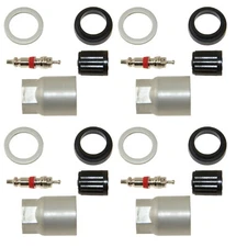 Denso Set of 4 TPMS Sensor Service Kit for Acura Honda