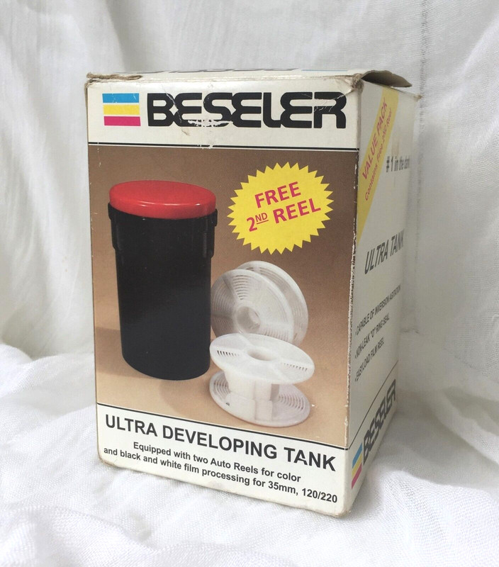 BESELER Film Developing Tank 35mm 120/220 B&W and Color Darkroom
