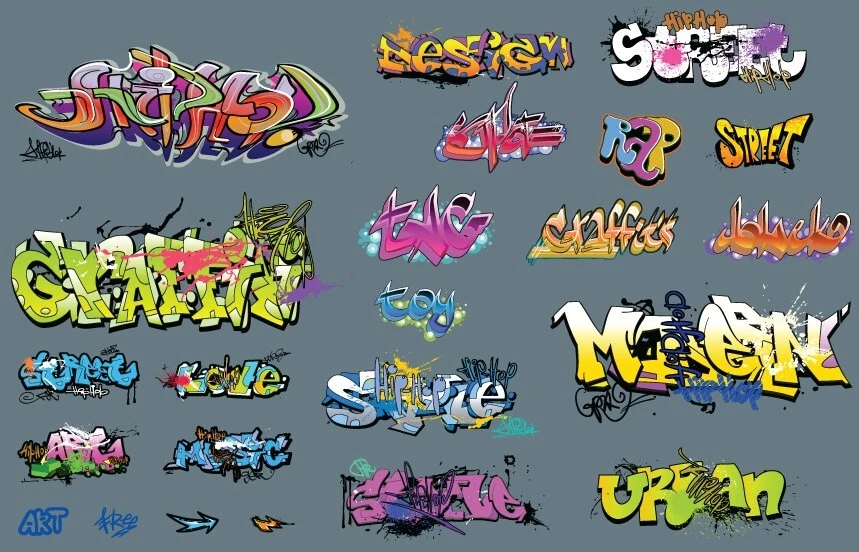 Planche Grafiti pour wagon au 1:87,diorama train ho, maquette, décalcomanie