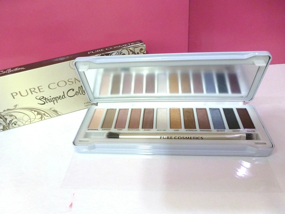 Pure Cosmetics Stripped Collection Eye Shadow Palette 12 Colors shimmer & matte - Image 2 of 4