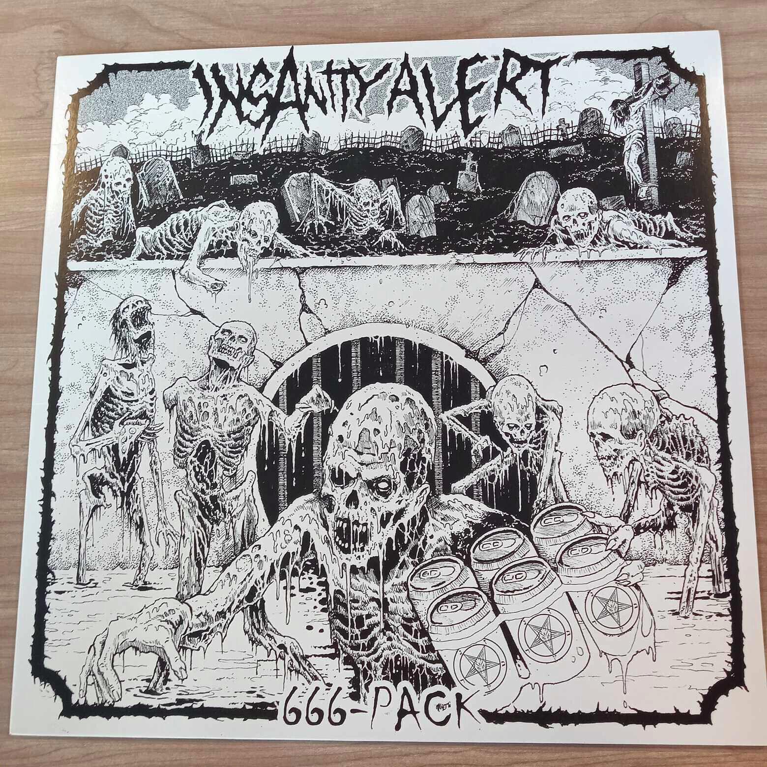 Insanity Alert - 666 - Pack (Season Of Mist) 12" Ltd Ed Clear Vinyl LP