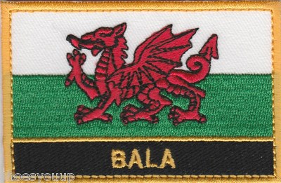 Bala Cymru Town & City bestickt Aufnäher Patch Abzeichen