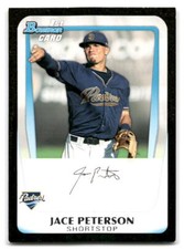 Jace Peterson 2011 Bowman Draft Picks & Prospects #BDPP69 San Diego Padres