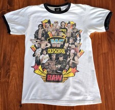 Vintage WWF Tee Small Raw is War Wrestling Stone Cold Steve Austin The Rock