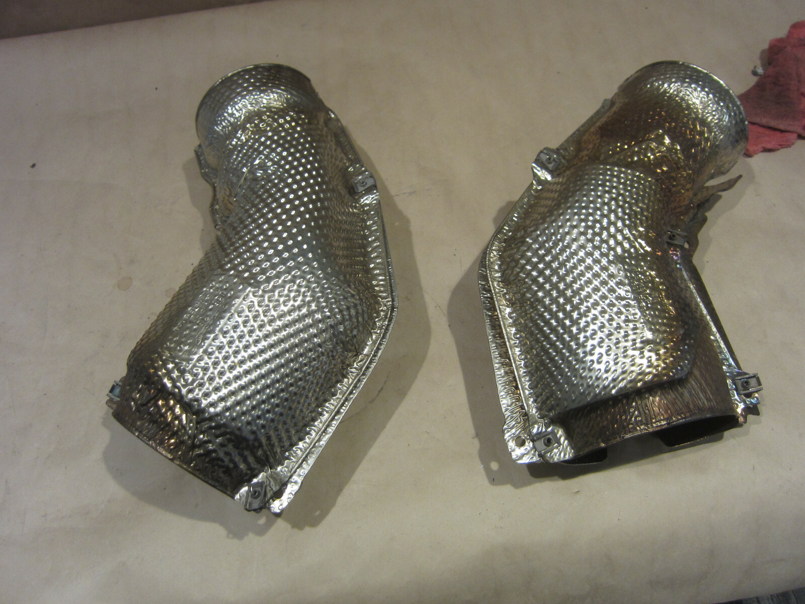 McLaren 570S - Catalitic Converter Shields Set Of LH & RH Shields -P/N 11E0152CP