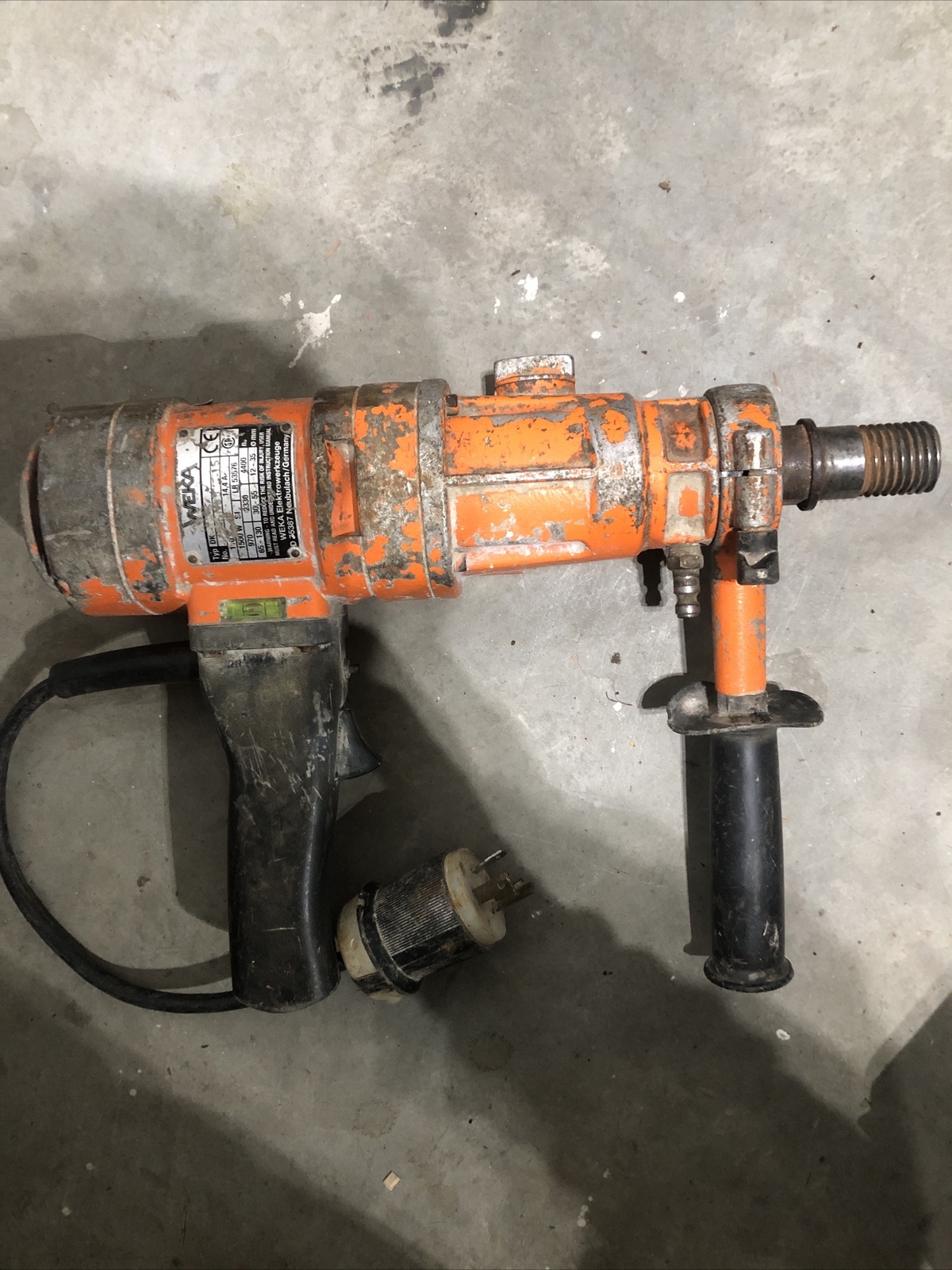 Diamond Products Hand Held BORE CORE Weka DK12 Core Drill Motor Made in