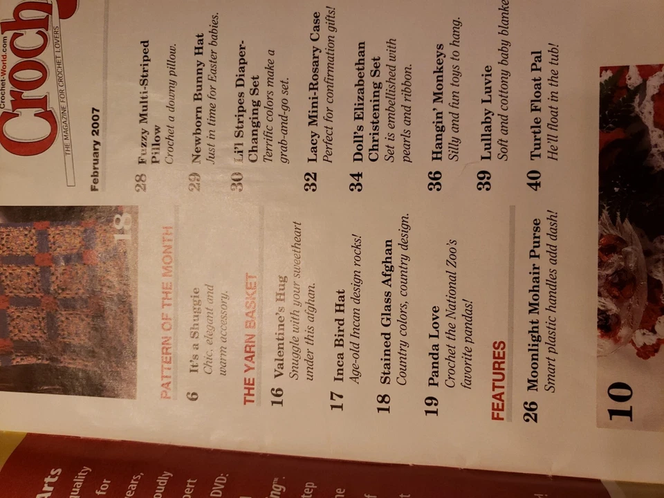 Crochet World Magazine February 2007 — 第 2/4 张图片
