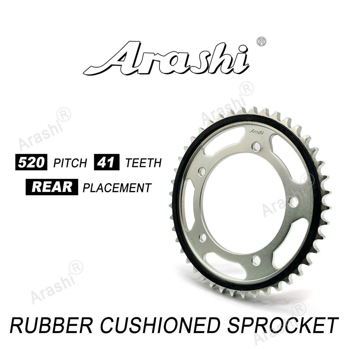 Arashi 520 Pitch 41T Rear Sprocket For Kawasaki ZR400 Zephyr