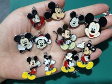 Lot 100 PCS cartoon mickey mix Enamel Charms Metal Pendants DIY Jewelry