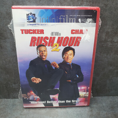 Rush Hour 2 (DVD, 2001, Infinifilm) Chris Tucker Jackie Chan NEW, SEALED
