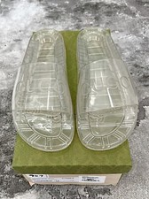Authentic Gucci Transparent Rubber Mens Sandal/Slide US13.5 EU47 GUCCI/UK13