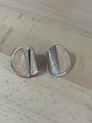 1990’s Monet Goldtone Earrings With Enamel Filling Signed On The Back Vintage