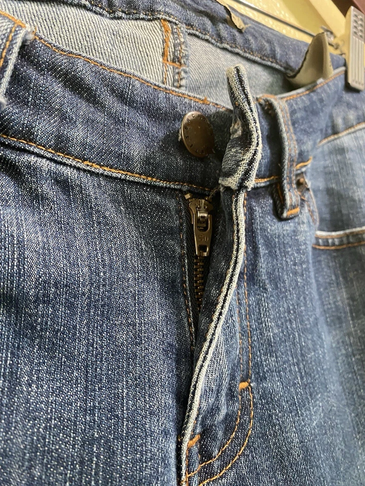 Pantalones de mezclilla para mujer Sergio Valente bota azul talla 29 lavado medio tiro bajo (L9) Foto 4 de 4